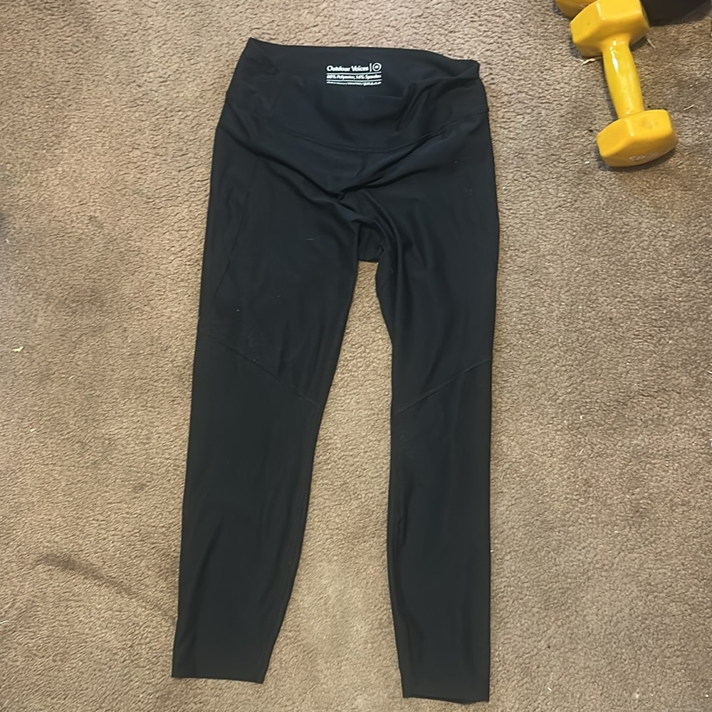 Outdoor Voices Midnight Black Leggings Size M
